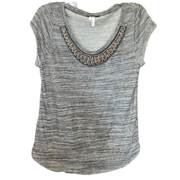 Studio Y | Women's Gray & Black Blouse | Size Large | 0559 - Picture 1 of 9
